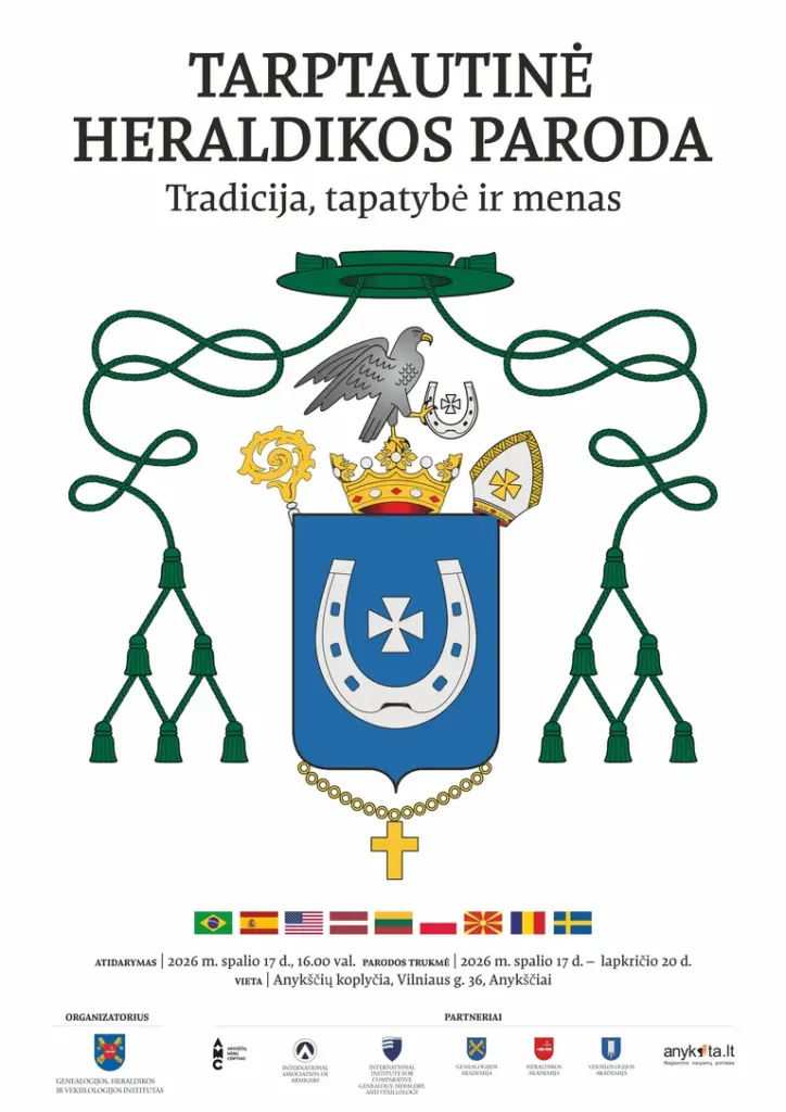 Anykščiuose – heraldikos paroda su Baranausko atkurtu herbu